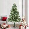 vidaXL Kerstboom met 300 LED met standaard Groen 210 cm PVC