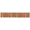 vidaXL Gazonrand 120 cm ge&iuml;mpregneerd grenenhout bruin