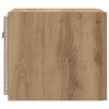 vidaXL TV Wandkast Ambachtelijk eiken 30,5 x 35 x 30 cm Bewerkt hout