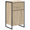 vidaXL Dressoir Sonoma Eiken 43 x 36 x 75,5 cm Bewerkt hout