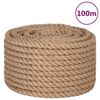 vidaXL Touw 100 m lang 16 mm dik jute