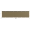 vidaXL Balkonscherm 90x400 cm HDPE taupe