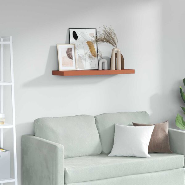 vidaXL Wandplank Wandgemonteerd Rood 80 x 23,5 x 4 cm Bewerkt hout