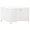 vidaXL Tuinbox 60x54x41 cm PP rattan wit