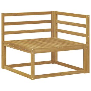 vidaXL Outdoor Hoekbank Wit 83 x 83 x 73 cm