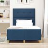 vidaXL Bedframe met hoofdeinde Blauw 120 x 190 cm Stof