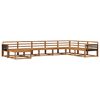 vidaXL Buiten bankenset 8 pcs Naturel Massief Acaciahout