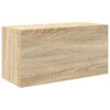vidaXL Badkamerwandkast 60x25x30 cm bewerkt hout sonoma eikenkleurig