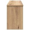 vidaXL Wandgemonteerde kapstok met plank Artisan Eiken 80 x 20 x 30 cm