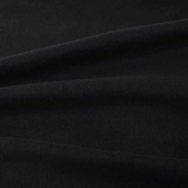 vidaXL 5-delige Beddengoedset 200x200/80x80 cm fleece zwart