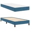 vidaXL Boxspringbed met matras Donkerblauw 80 x 210 cm Stof