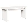 vidaXL Salontafel 2 pcs Wit Massief grenenhout