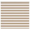 vidaXL Zebra Blind 165x150 cm stofbreedte 160,9 cm polyester zandbruin