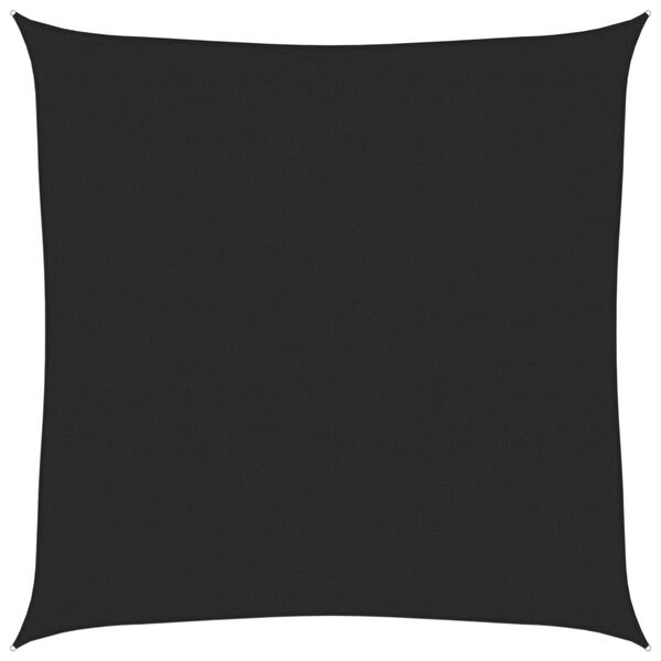 vidaXL Zonnezeil 160 g/m² 4x4 m HDPE zwart