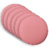 vidaXL Kussensloop 6 st HEERLEN Roze Dia. 30 cm Stof