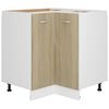 vidaXL Hoekonderkast Lyon 75,5x75,5x81,5 cm sonoma eikenkleurig