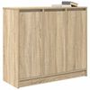 vidaXL Dressoir 85x34x76 cm spaanplaat Sonoma eikenkleurig
