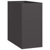 vidaXL Plantenbak 40x80x80 cm staal zwart