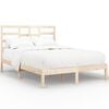 vidaXL Bedframe massief hout 140x190 cm