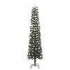 vidaXL Kunstkerstboom met 300 LED Groen 240 cm PVC en Plastic en Staal