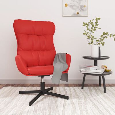 Een deel Aja methodologie vidaXL Relaxstoel kunstleer rood kopen? | vidaXL.nl