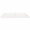 vidaXL Bedframe zonder matras massief grenenhout wit 160x200 cm