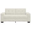 vidaXL Loveseat Sofa Crème 140 cm Fluweel