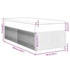 vidaXL Boxspring met matras stof lichtgrijs 90x190 cm