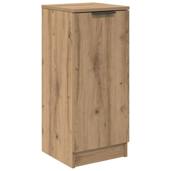 vidaXL Dressoir Artisan Eiken 30 x 30 x 70 cm Bewerkt hout