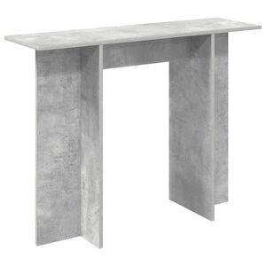 vidaXL Wandtafel Betongrijs 100 x 30 x 75 cm Bewerkt hout