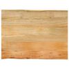 vidaXL Tafelblad met natuurlijke rand 90x60x2,5 cm massief mangohout