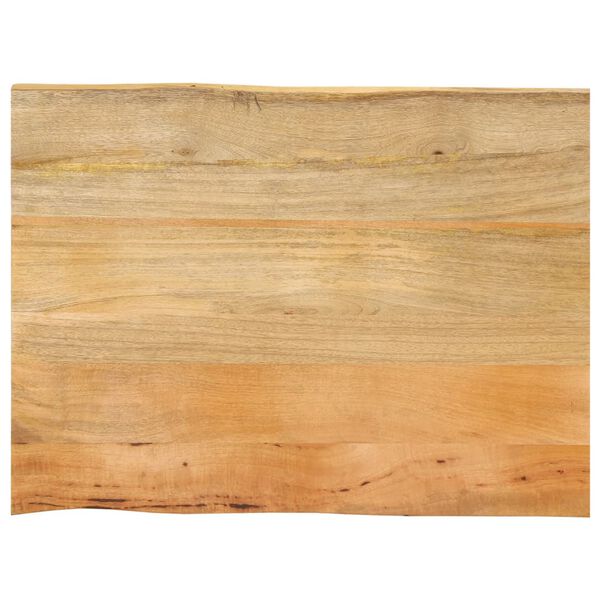 vidaXL Tafelblad met natuurlijke rand 90x60x2,5 cm massief mangohout