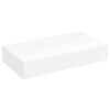 vidaXL Wandschap met lade zwevend MDF wit