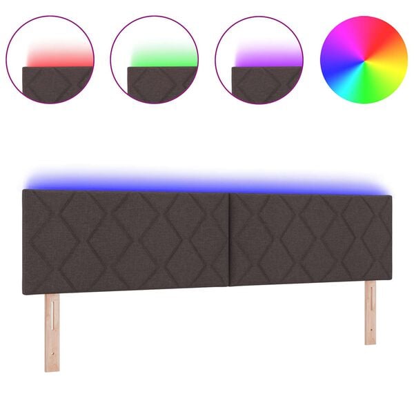 vidaXL Hoofdbord Bruin 180 cm Stof