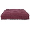 vidaXL Pallet Sofa Kussen Bordeaux 120 x 80 x 12 cm Stof