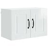 vidaXL Wandkast PORTO Hoogglans wit 60 x 31 x 40 cm Bewerkt hout