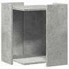 vidaXL Kattenbakkast 42x42x51 cm bewerkt hout betongrijs