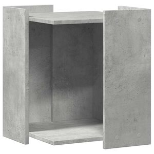 vidaXL Kattenbak Omheining Betongrijs 42 x 42 x 51 cm