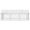 vidaXL Hondenkennel voor buiten met dak 400x200x150 cm