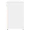 vidaXL Schoenenkast met plank Wit 77,5 x 30 x 51 cm Bewerkt hout