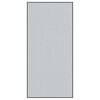 vidaXL Deurmat Grijs en zwart 120 x 250 cm 100% Polyamide