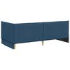 vidaXL Hoekbedframe met hoofdeinde Blauw 100 cm x 200 cm Fluweel