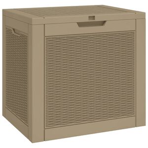 vidaXL Tuinbox 55,5x43x53 cm polypropeen lichtbruin