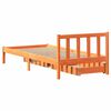 vidaXL Bedframe zonder matras massief grenenhout wasbruin 90x190 cm