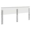 vidaXL Hoofdbord Beton Grijs 200 cm Bewerkt hout