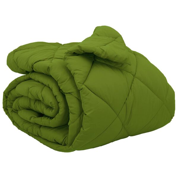 vidaXL Winter Dekbed Groen 220 x 260 cm Microfiber