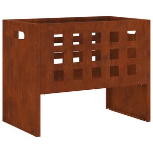 vidaXL Vuurkom Bruin 50 x 30 x 40 cm Staal