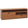 vidaXL Tv-meubel 110x30x40 cm massief teakhout