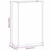 vidaXL Paraplu Standaard Antraciet 28 x 12 x 41 cm Staal