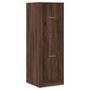 vidaXL Apothekerskast 40x41x118 cm bewerkt hout bruin eikenkleurig